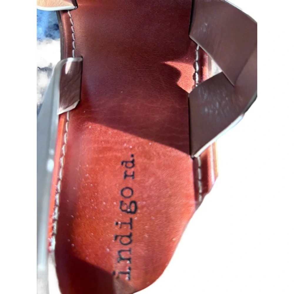 Indigo Red Sandals Size 10